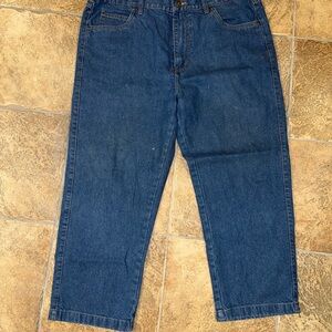 Duke Haband Size 38 Classic Blue Elastic Waist Men's Jeans